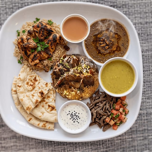 Yemen Cafe Platter.